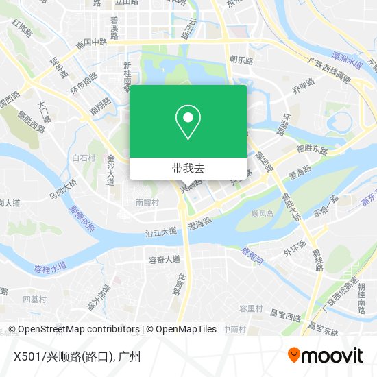 X501/兴顺路(路口)地图