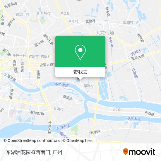 东湖洲花园-B西南门地图