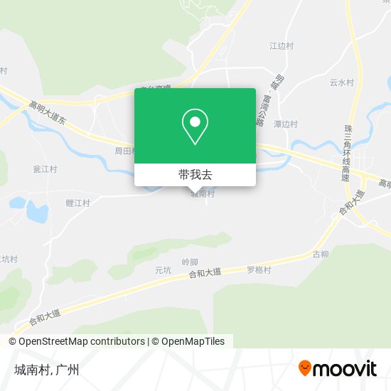 城南村地图