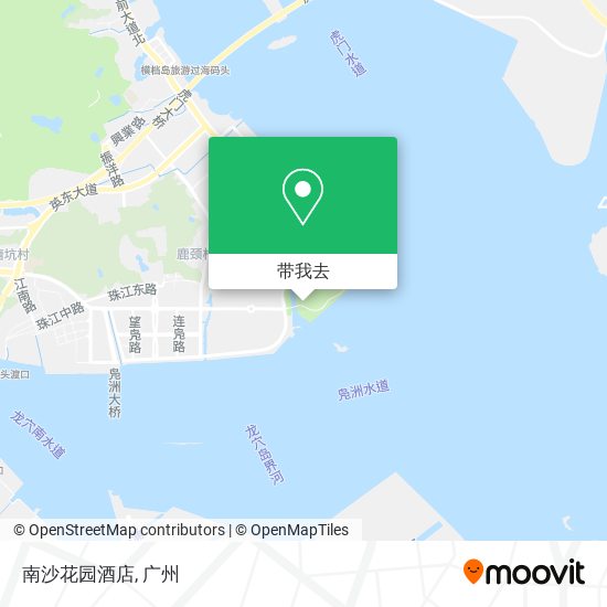 南沙花园酒店地图