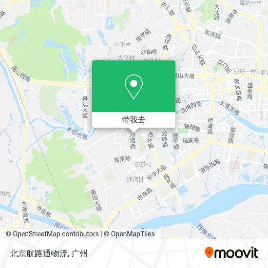 北京航路通物流地图