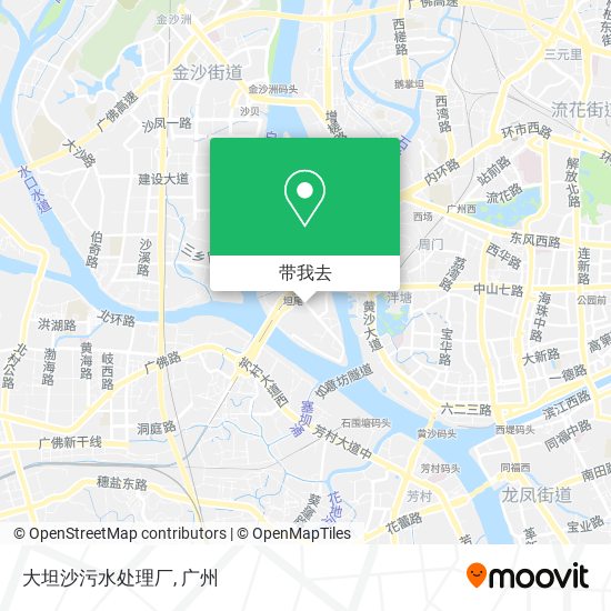 大坦沙污水处理厂地图