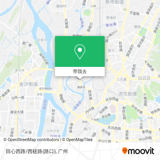 田心西路/西槎路(路口)地图