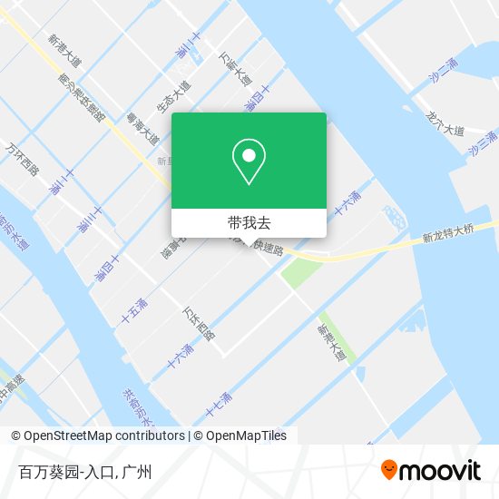 百万葵园-入口地图