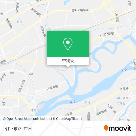 创业东路地图