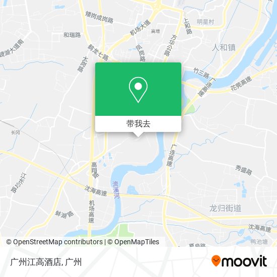 广州江高酒店地图