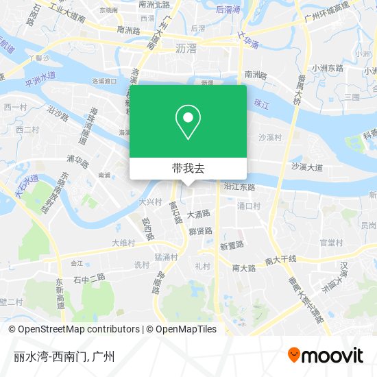 丽水湾-西南门地图