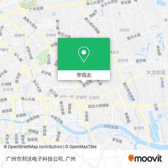 广州市邦沃电子科技公司地图