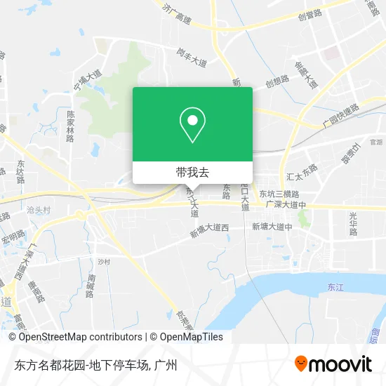 东方名都花园-地下停车场地图