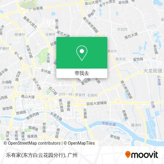乐有家(东方白云花园分行)地图