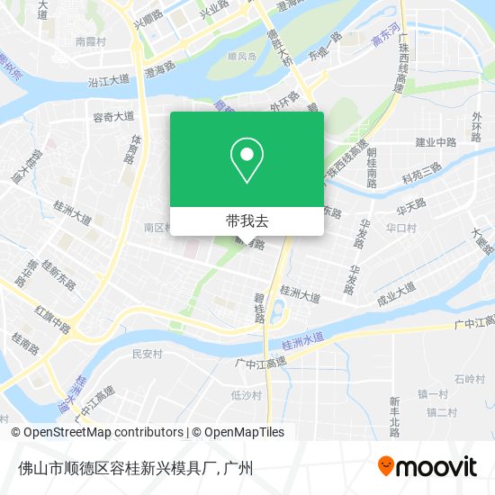 佛山市顺德区容桂新兴模具厂地图