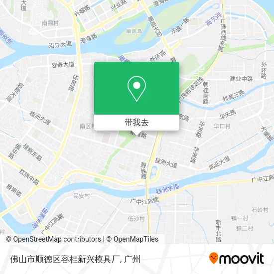 佛山市顺德区容桂新兴模具厂地图