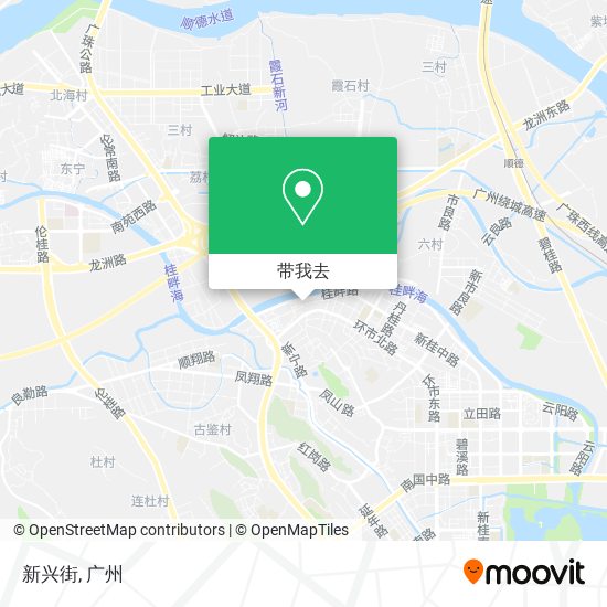 新兴街地图