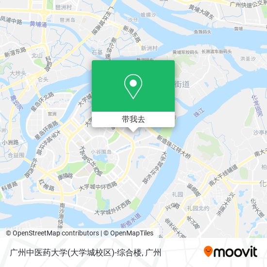 广州中医药大学(大学城校区)-综合楼地图