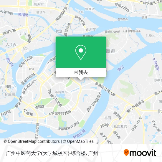 广州中医药大学(大学城校区)-综合楼地图