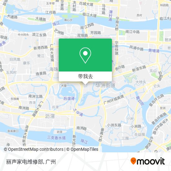 丽声家电维修部地图