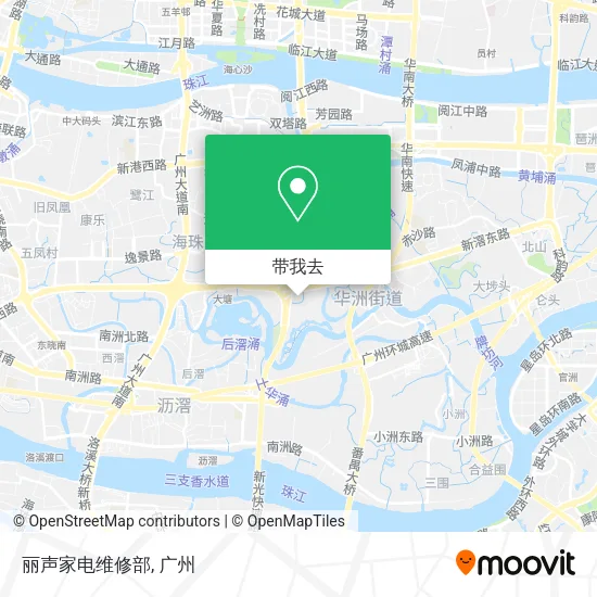 丽声家电维修部地图