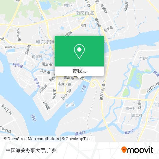 中国海关办事大厅地图