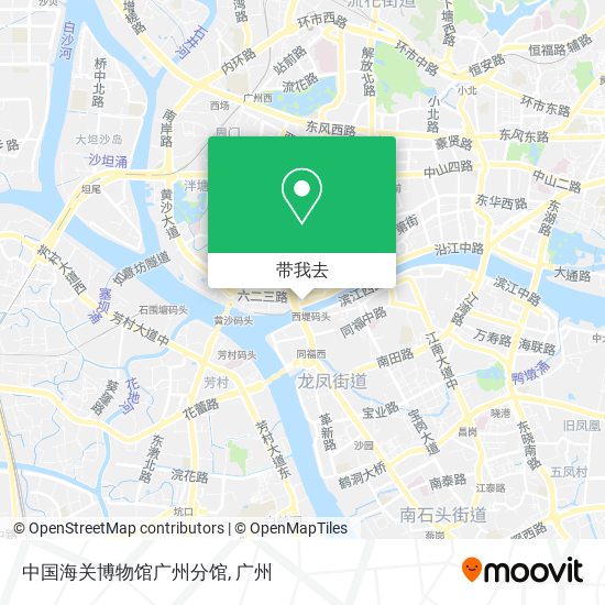 中国海关博物馆广州分馆地图