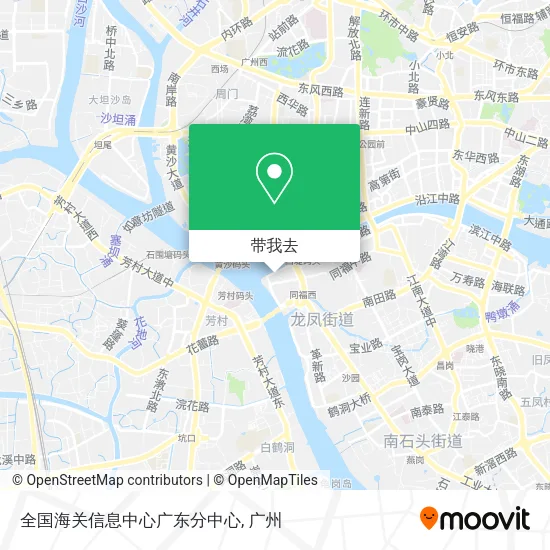 全国海关信息中心广东分中心地图