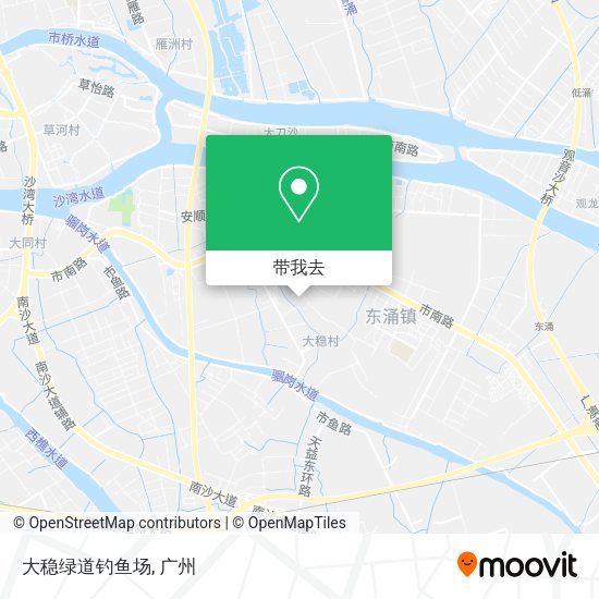 大稳绿道钓鱼场地图