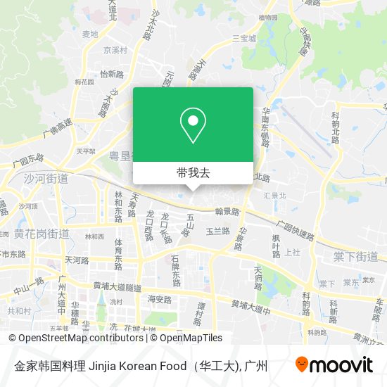 金家韩国料理  Jinjia Korean Food（华工大)地图