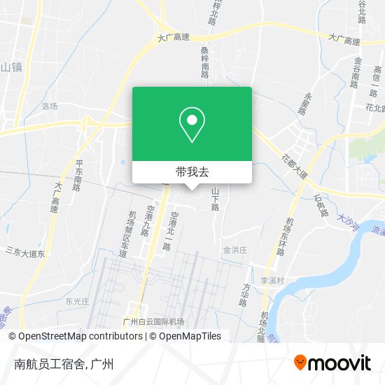 南航员工宿舍地图