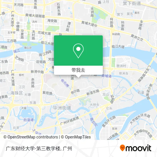 广东财经大学-第三教学楼地图