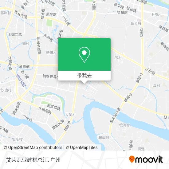 艾莱瓦业建材总汇地图