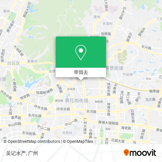 吴记水产地图