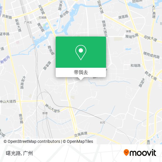 曙光路地图