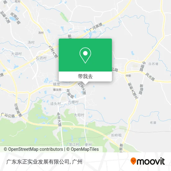 广东东正实业发展有限公司地图
