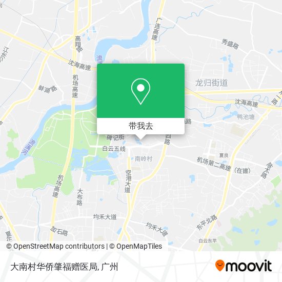 大南村华侨肇福赠医局地图