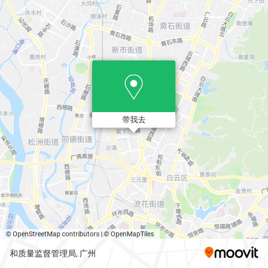 和质量监督管理局地图