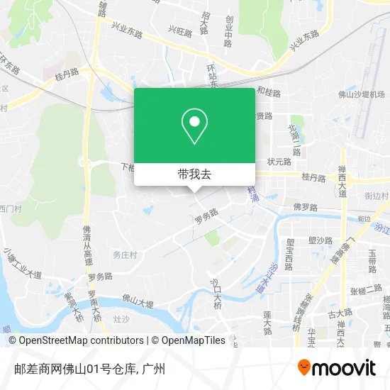 邮差商网佛山01号仓库地图