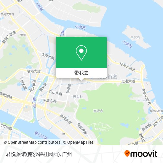 君悦旅馆(南沙碧桂园西)地图