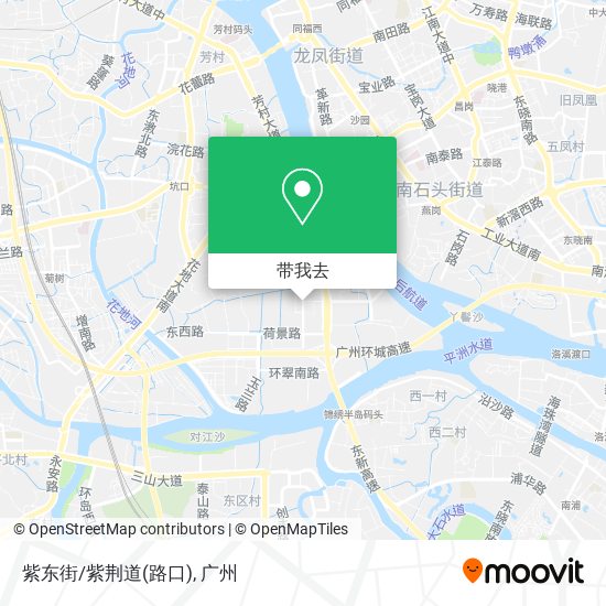 紫东街/紫荆道(路口)地图