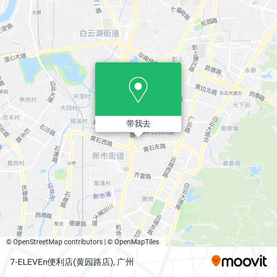 7-ELEVEn便利店(黄园路店)地图