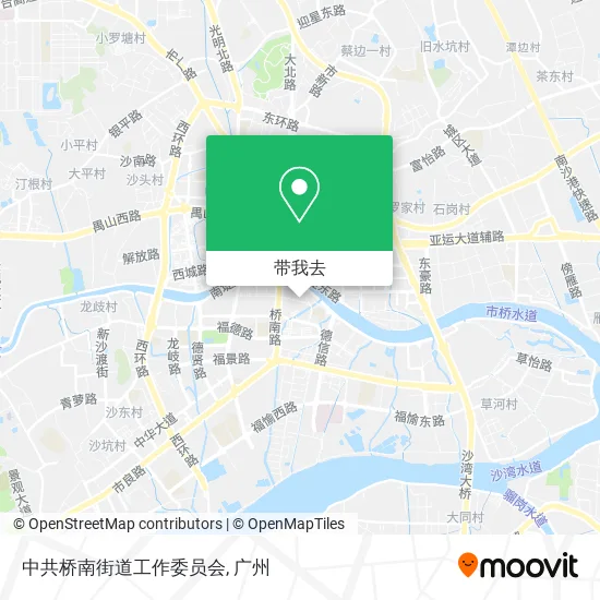 中共桥南街道工作委员会地图