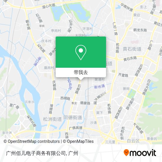 广州佰儿电子商务有限公司地图