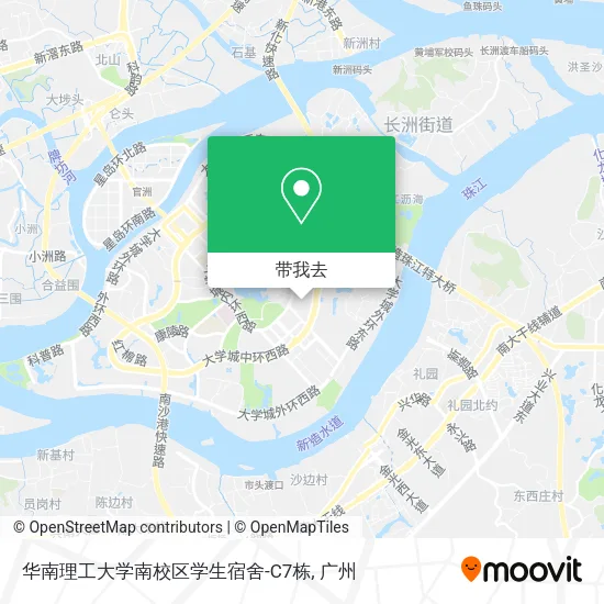 华南理工大学南校区学生宿舍-C7栋地图