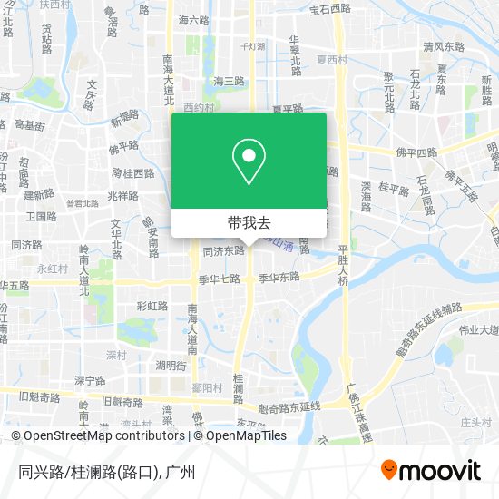 同兴路/桂澜路(路口)地图