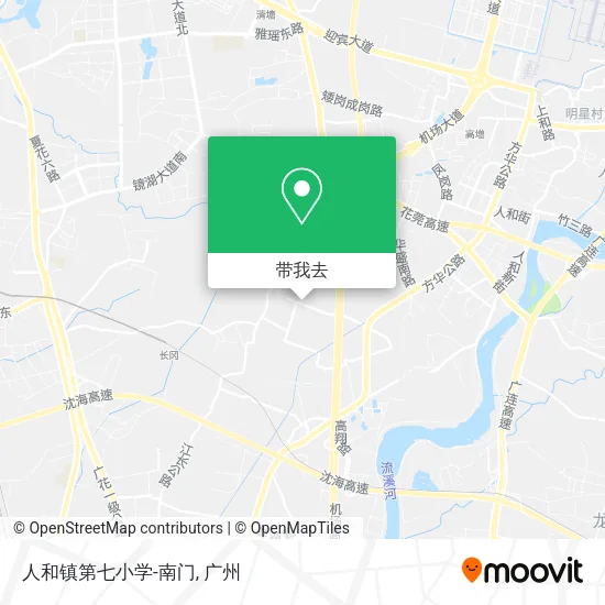 人和镇第七小学-南门地图