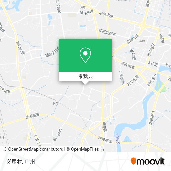 岗尾村地图