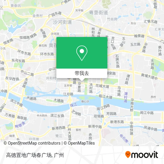 高德置地广场春广场地图