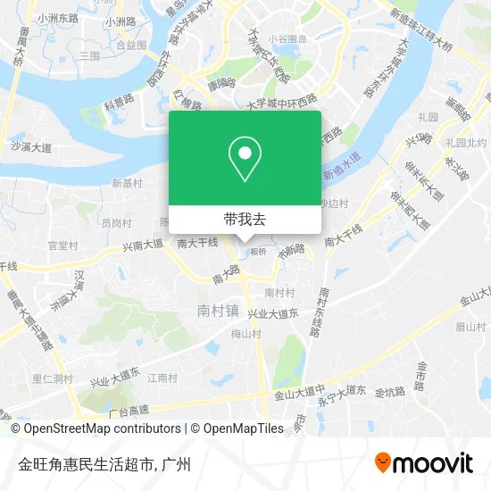 金旺角惠民生活超市地图