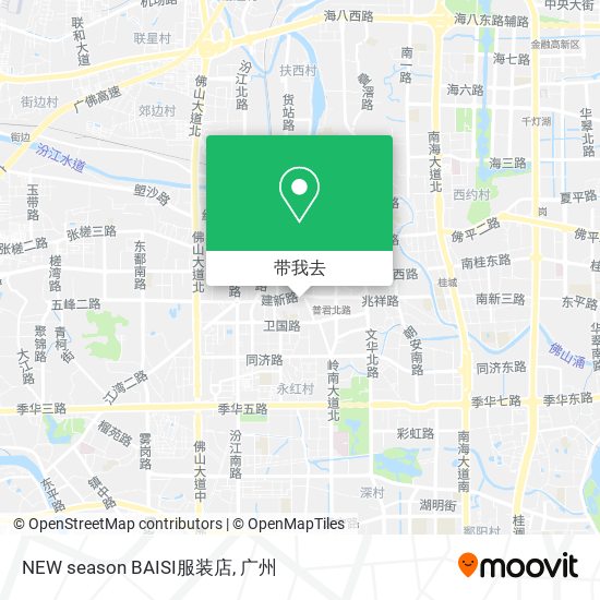 NEW season BAISI服装店地图