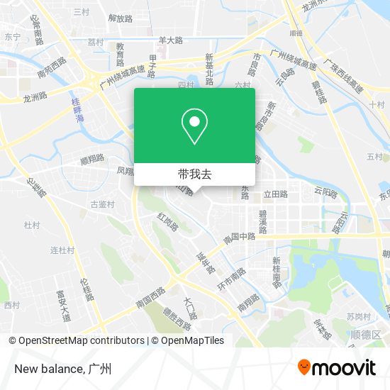 New balance地图
