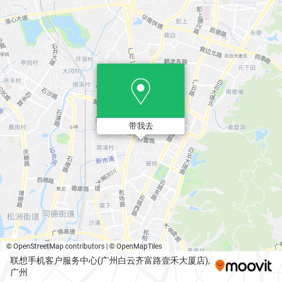 联想手机客户服务中心(广州白云齐富路壹禾大厦店)地图