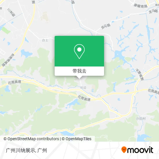 广州川纳展示地图